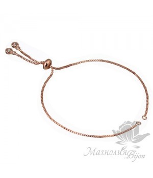 ОСНОВА ДЛЯ БРАСЛЕТА, цвет розовое золото