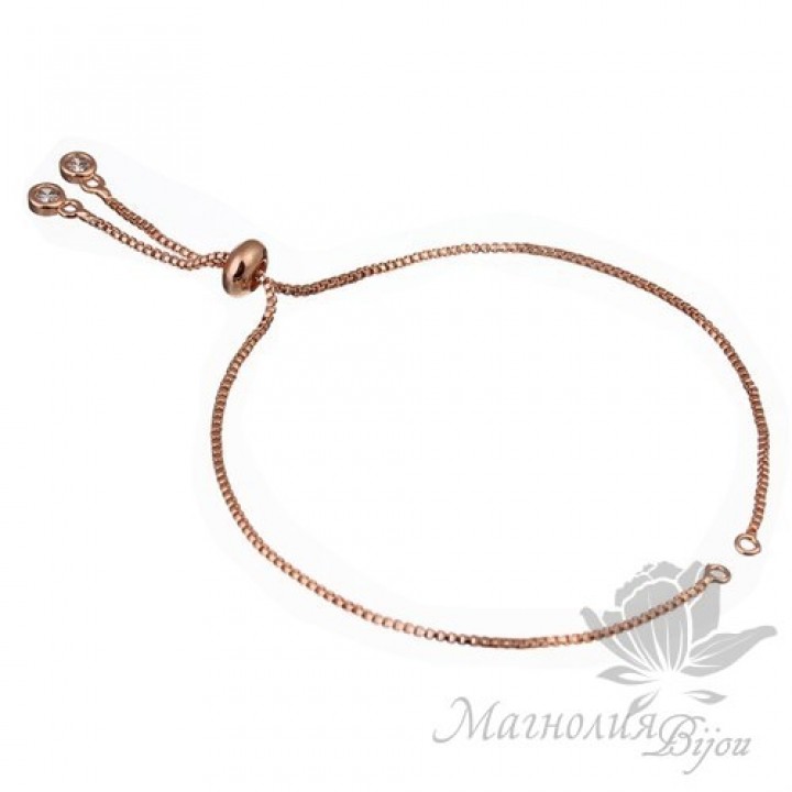 ОСНОВА ДЛЯ БРАСЛЕТА, цвет розовое золото