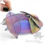 ПОДВЕСКА "Лист скелетированный", цвет "хамелеон"(радужный)