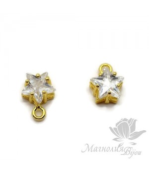 Подвеска "Звездочка", цвет золото