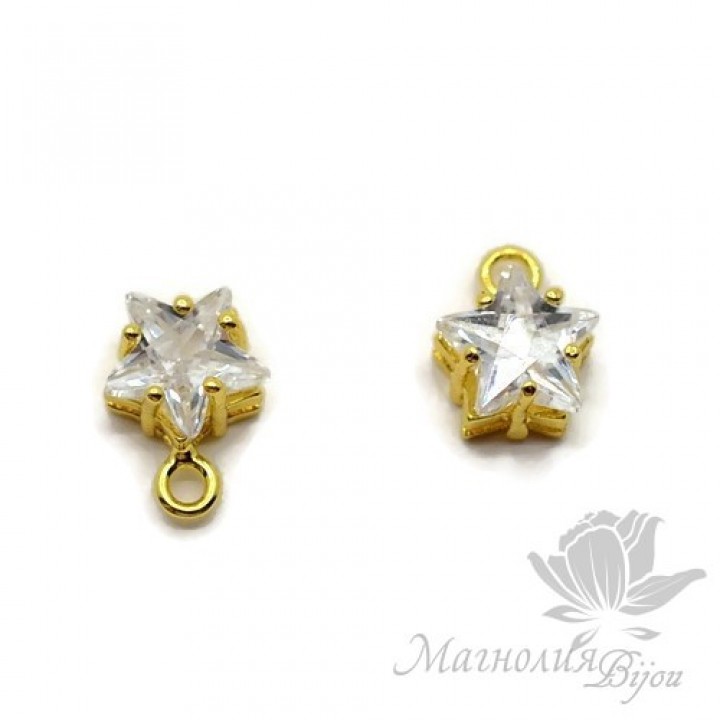 Подвеска "Звездочка", цвет золото