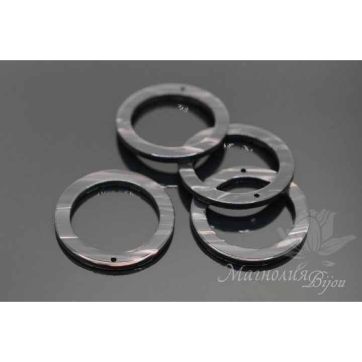 ПОДВЕСКА "Кольцо 29мм", ацетат целлюлозы(пластик)