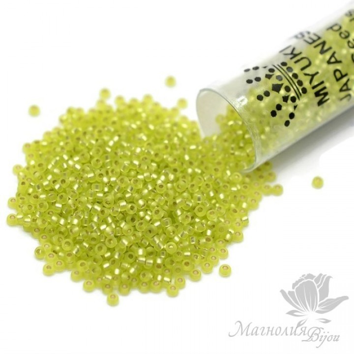 Бисер Miyuki 14F-TB круглый 15/0, туба 8.2 грамма