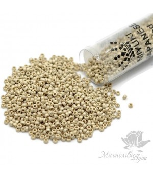 Бисер Miyuki 4201F-TB круглый 15/0, Duracoat, туба 8.2 грамма