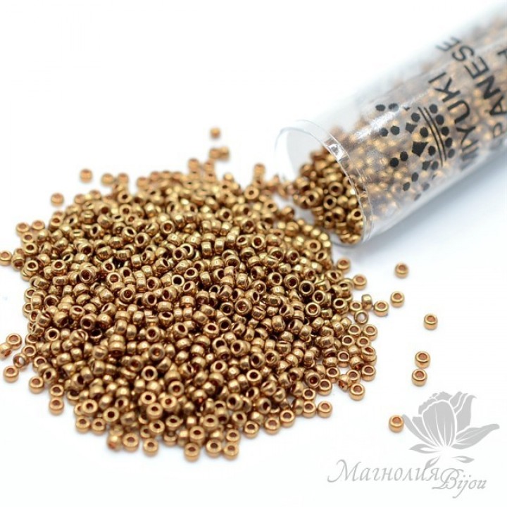 Бисер Miyuki 457L-TB круглый 15/0, туба 8.2 грамма