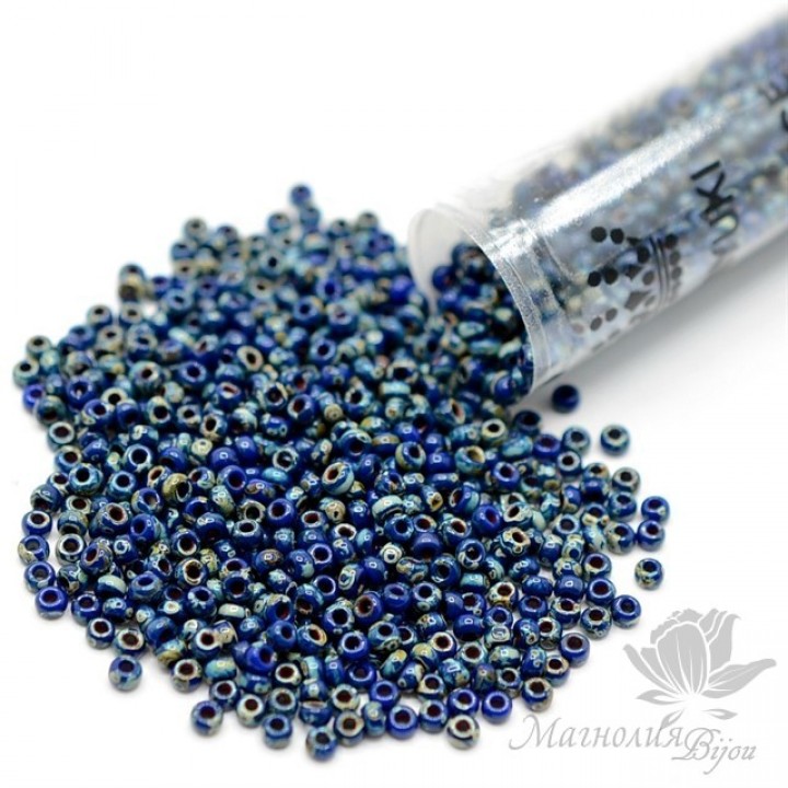 Бисер Miyuki Picasso круглый 4518, туба 23 грамма