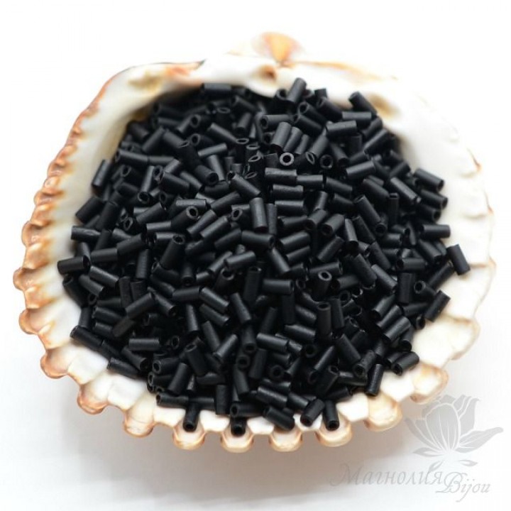 Стеклярус 3мм Miyuki BGL1-410F, 10 грамм