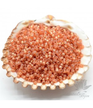 Бисер круглый 4233 11/0 Duracoat s/l peach, 5 грамм