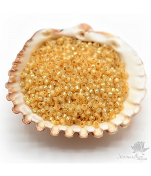 Бисер круглый 578 11/0 Light Amber, 5 грамм