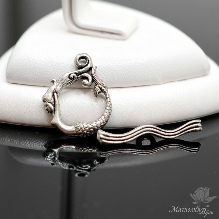 ТОГЛ "Русалка", античное серебро