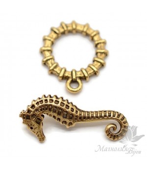 ТОГЛ "Морской конёк", античное золото