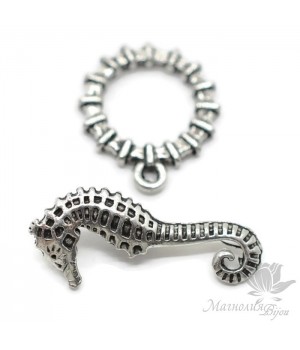ТОГЛ "Морской конёк", античное серебро