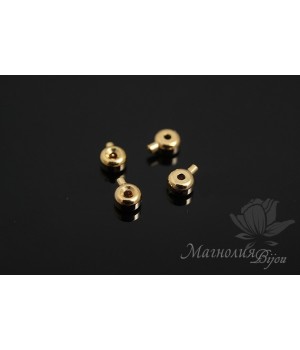 КРИМПЫ "2 в 1", серебро 925 пробы + позолота 14 карат