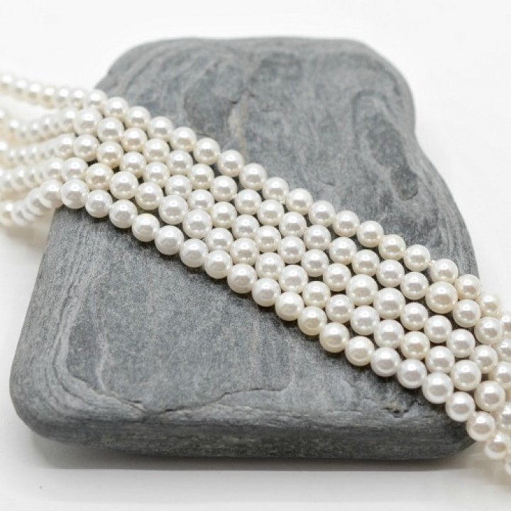 ЖЕМЧУГ Майорка, белый 4мм, 20 штук