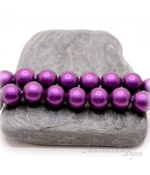 ЖЕМЧУГ Майорка, фиолетовый 10мм