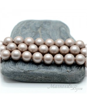 ЖЕМЧУГ Майорка, цвет Мокка 8мм