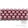 Жемчуг Майорка 10мм пепельная роза матовый сатин, 5 штук
