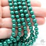 ЖЕМЧУГ Майорка, изумрудный, матовый сатин 6мм, 5 штук