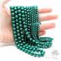 ЖЕМЧУГ Майорка, изумрудный, матовый сатин 4мм, 10 штук
