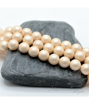 ЖЕМЧУГ Майорка, кремовый, матовый сатин 8мм