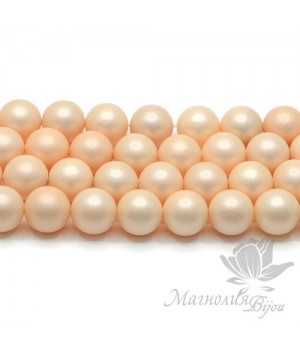 ЖЕМЧУГ Майорка, кремовый, матовый сатин 10мм