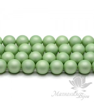 Жемчуг Майорка, фисташковый 10мм, 5 штук