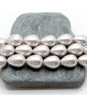 Жемчуг МАЙОРКА 10 : 14мм, капля "чертополох"