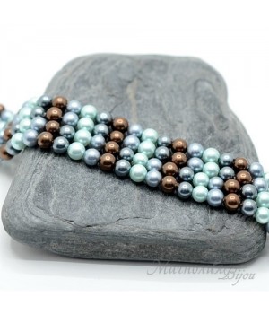 ЖЕМЧУГ Майорка, Микс 1(4 бусины), 4мм