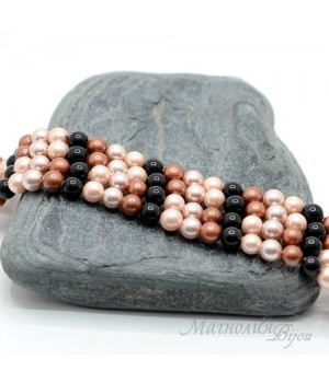 ЖЕМЧУГ Майорка, Микс 2(4 бусины), 4мм