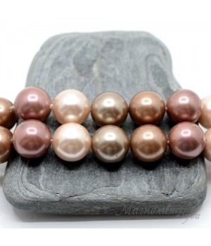 ЖЕМЧУГ Майорка, Микс 6(4 бусины), 12мм