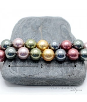 Микс №8 из жемчуга Майорка 10мм, 6 штук