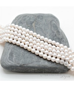 ЖЕМЧУГ Майорка, белый, матовый сатин 4мм, 10 штук