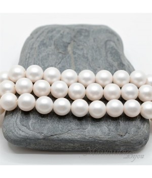 ЖЕМЧУГ Майорка, белый, матовый сатин, 8мм