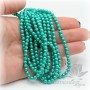 ЖЕМЧУГ Майорка, изумрудный светлый, матовый сатин 4мм, 10 штук