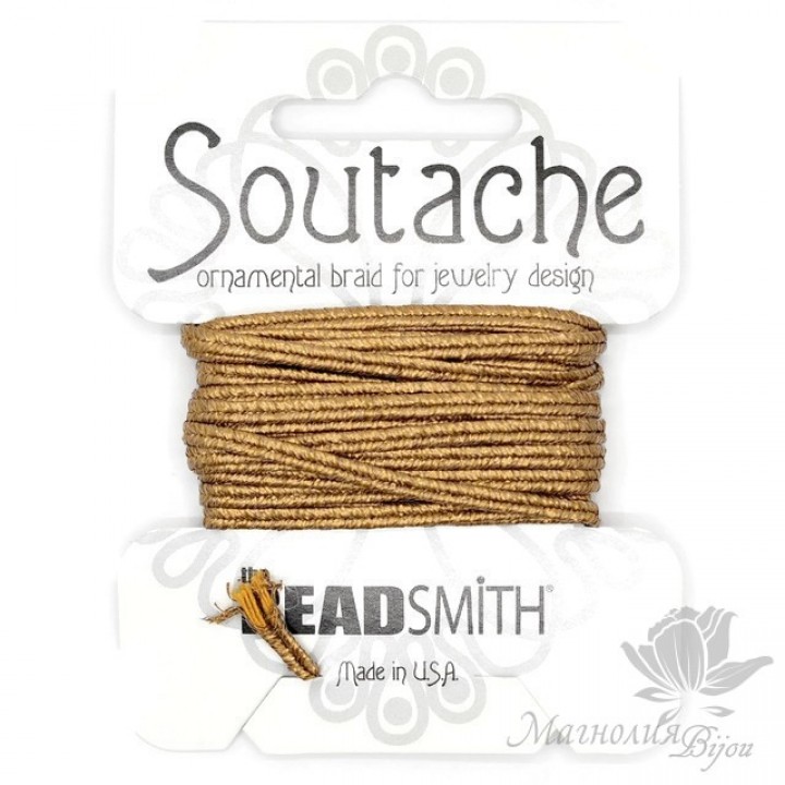 СУТАЖ Matte Gold(матовое золото), 3 ярда/2.75 метра