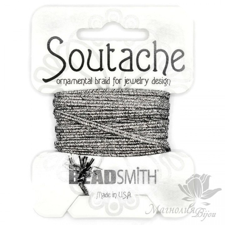 СУТАЖ Silver Black(чёрное серебро), 3 ярда/2.75 метра