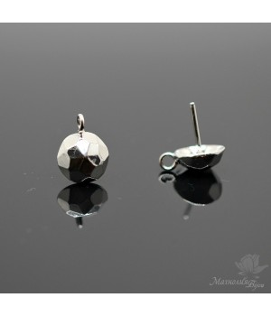 ПУССЕТЫ "Калейдоскоп", родиевое покрытие