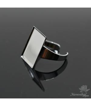 ОСНОВА для КОЛЬЦА №2, родиевое покрытие