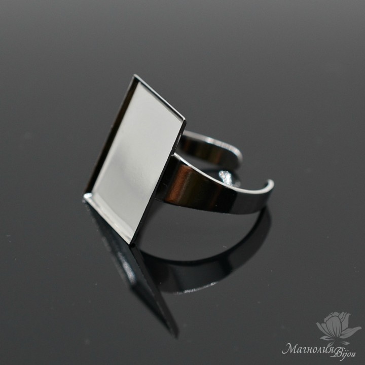 ОСНОВА для КОЛЬЦА №2, родиевое покрытие