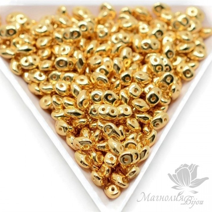 SuperDuo "Золото 24 карата", 2,5 : 5мм, 5 грамм