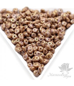 SuperDuo "Коричнево-фиолетовый", 2,5 : 5мм, 10 грамм