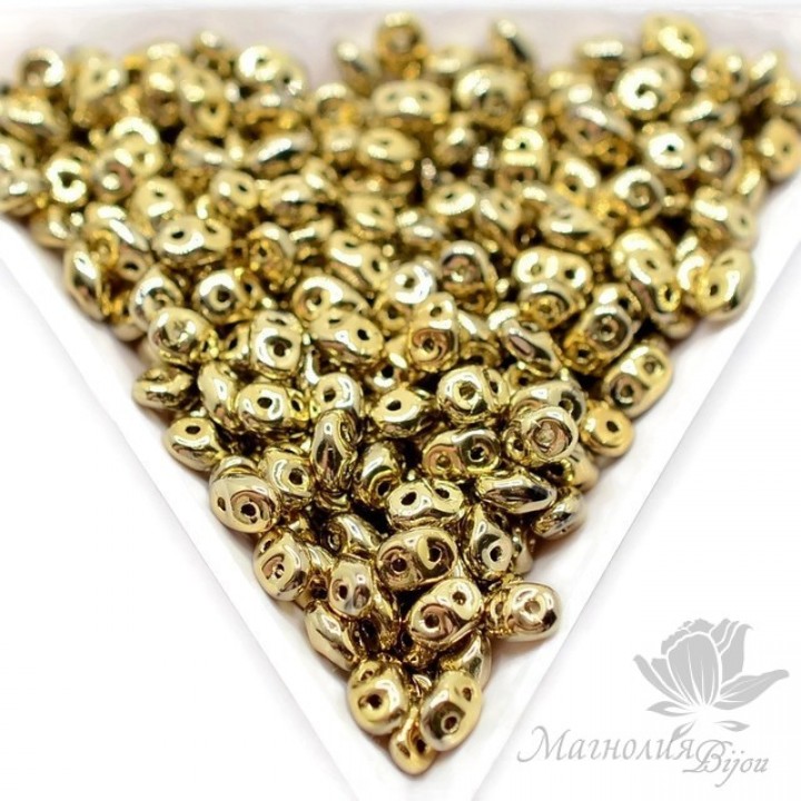 SuperDuo "Янтарь", 2,5 : 5мм, 10 грамм