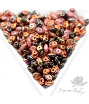 SuperDuo MIX "Медный каньон", 2,5 : 5мм, 10 грамм