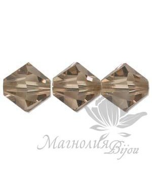 Биконусы Swarovski 3мм LIGHT COLORADO TOPAZ, 20 штук
