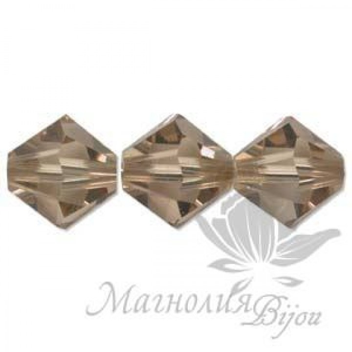 Биконусы Swarovski 3мм LIGHT COLORADO TOPAZ, 20 штук
