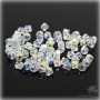 Биконусы Swarovski 4мм CRYSTAL AB, 20 штук