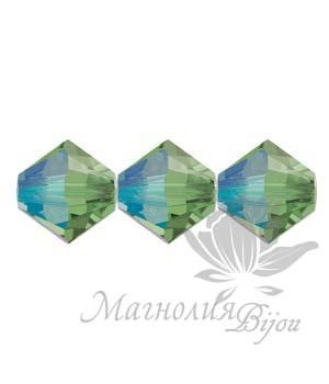 Биконусы Swarovski 4мм ERNITE SHIMMER, 20 штук