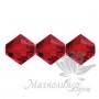 Биконусы Swarovski 4мм SCARLET, 20 штук