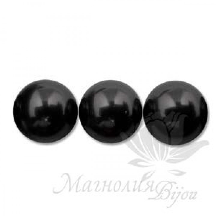 Жемчуг Swarovski 4мм Mystic Black, 20 штук