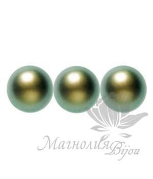 Жемчуг Swarovski 4мм Iridescent Green, 20 штук Жемчуг Swarovski 4мм Iridescent Green, 20 штук